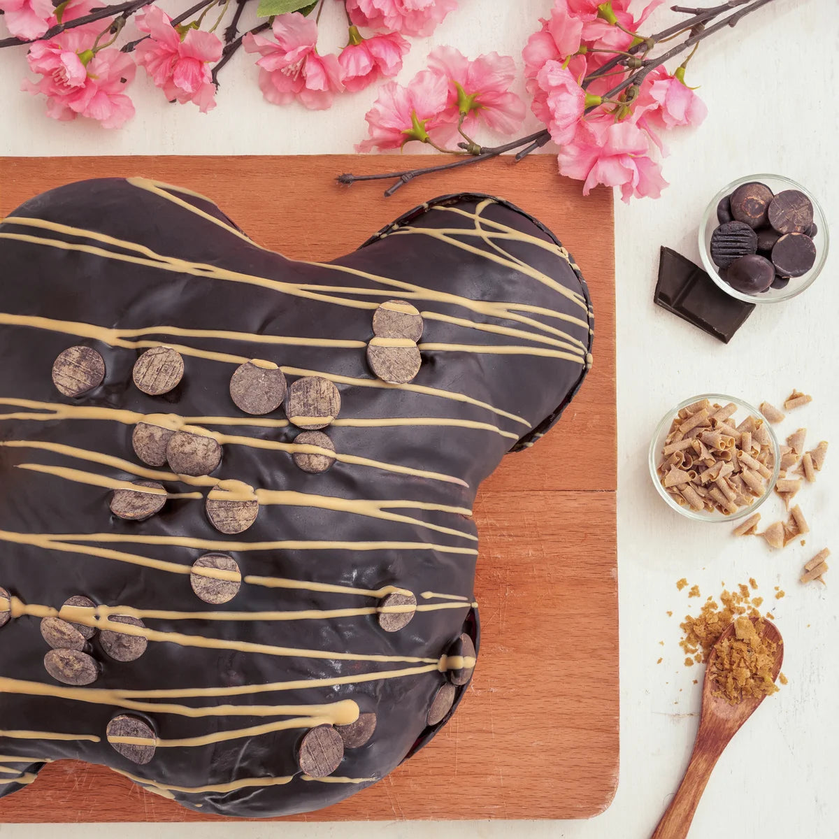 Colomba Artigianale con Impasto Cioccolato e Caramello Salato